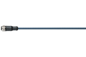 chainflex® 高柔性连接电缆，直M12 x 1，CF.INI CF9