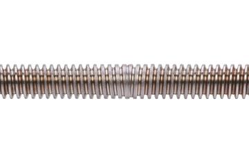 drylin® 直线滑动轴承梯形螺纹丝杠，反转，C15 1.0401 钢
