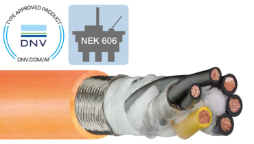 chainflex高柔性电缆和DNV和NEK认证标志