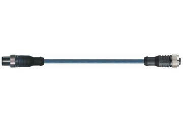 chainflex® 高柔性链接电缆，直M12 x 1，CF.INI CF9