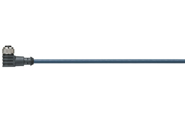 chainflex® 高柔性连接电缆，360°屏蔽，弯角M12 x 1，CF.INI CF10