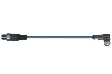 chainflex® 高柔性链接电缆，弯角M12 x 1，CF.INI CF98
