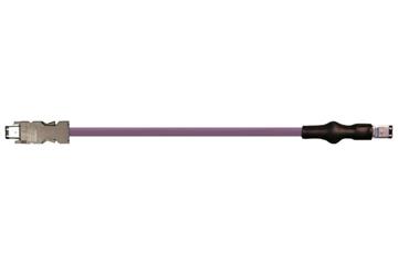 TPE-总线电缆 | 火线电缆，连接器 A：带夹子的 Molex 插座 A，连接器 B：不带夹子的 Molex 插座 B