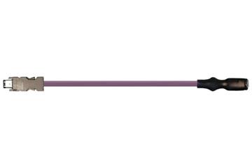 TPE-总线电缆 | 火线电缆，连接器 A：带夹子的 Molex 插座 A，连接器 B：不带夹子的 Molex 插针 B