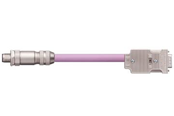 定制的 Profibus 电缆，PVC，连接器 A：Phoenix Contact M12，5 极，插针，直，连接器 B：Phoenix Contact SUB-D，9 极，插针，直