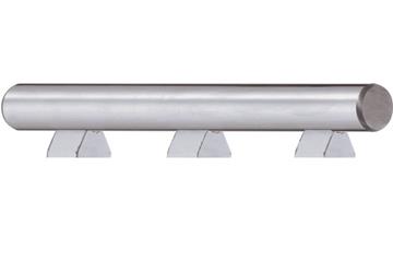 drylin® R 直线滑动轴承不锈钢轴，低支承，EWUMSN，316 不锈钢 (1.4571/AISI 316 Ti)