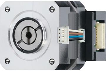 带绞线和编码器的 drylin® E 直线滑动轴承丝杠步进电机，NEMA17短型