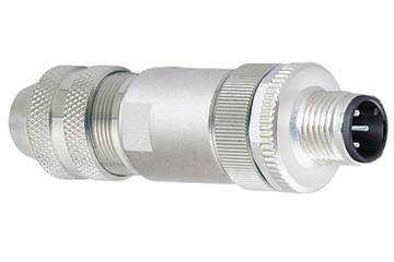 Binder M12-A电缆接头，4.0-6.0毫米，带屏蔽，螺钉端头，IP67，UL