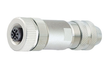 Binder M12-A电缆母头，6.0-8.0毫米，带屏蔽，螺钉端头，IP67，UL
