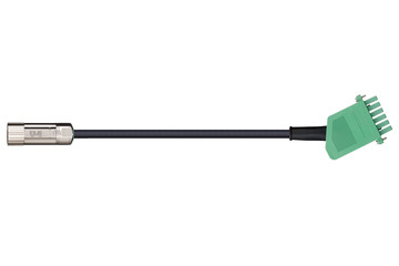 readycable® 电动机电缆，近乎於製造商標準Danaher Motion88959 (5 m)，基础电缆，TPE 7.5 x d，无卤素