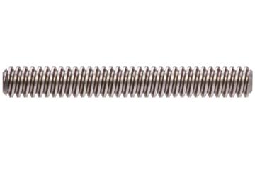 drylin® 直线滑动轴承梯形螺纹丝杠，左旋螺纹，C15 1.0401 钢
