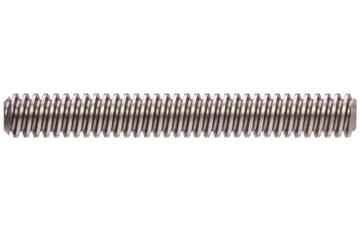 drylin® 直线滑动轴承梯形螺纹丝杠，左旋螺纹，双头，C15 1.0401 钢