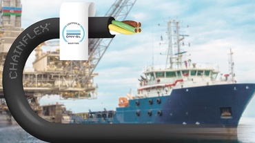 电缆和船舶上的DNV认证标志