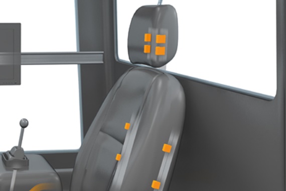 用于可调节的驾驶员人体工程学座椅的drylin 直线导向装置