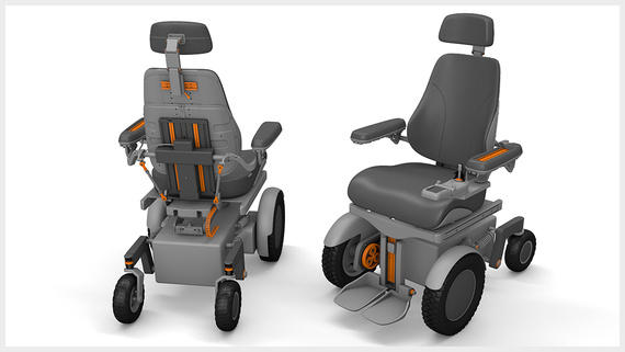 配备易格斯产品的轮椅
