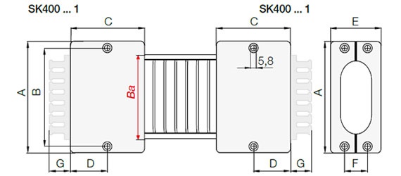 e-skin SK40 接头图纸