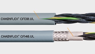chainflex CF130.UL 和 CF140.UL 高柔性电缆