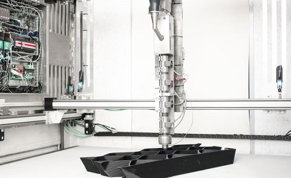 XXL 3-D 打印机中的直线机器人
