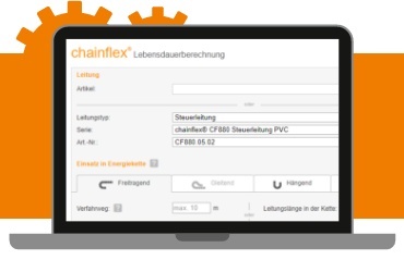 chainflex高柔性电缆使用寿命计算器